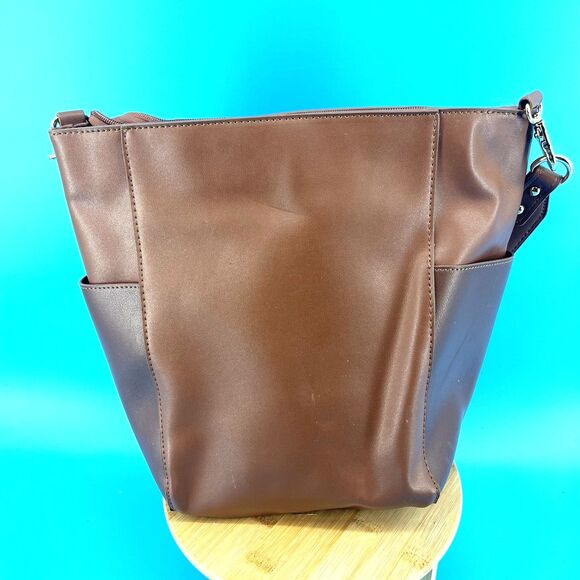 Wrangler Crossbody Bag for Women Vegan Leather Bucket Handbag - Picture 10 of 12